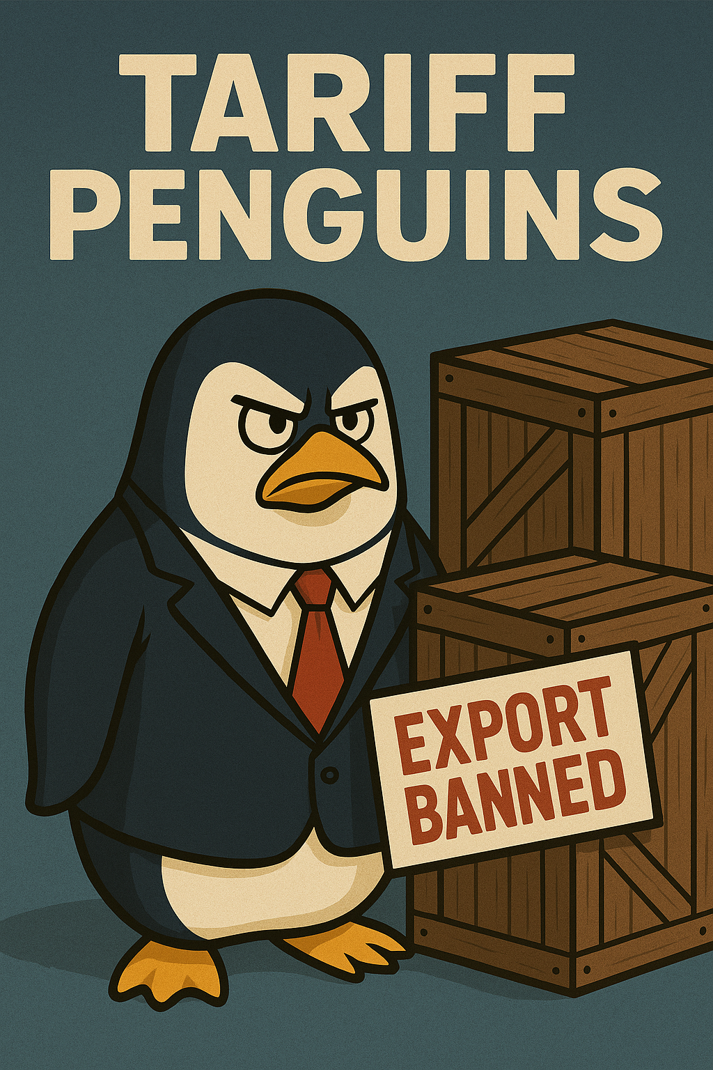 Penguin in suit